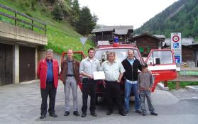 Übergabe Feuerwehrmannschaftsfahrzeug an Binn - 2006